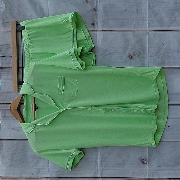 Cosabella Other - Cosabella Pastel Green Pajama Set - Short Sleeve Top & Boxers Size Medium M